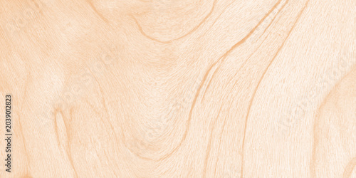 Fotografi Light beige wood grain texture background, natural wooden board surface pattern