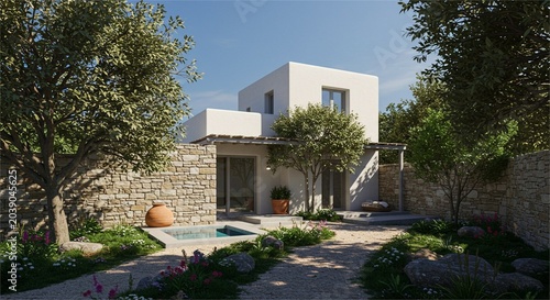 Luxury Modern Mediterranean Villa Resort Getaway Design