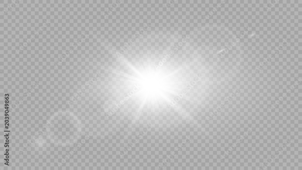Obraz premium Vector transparent sunlight special lens flare light effect. Stock royalty free vector illustration. 