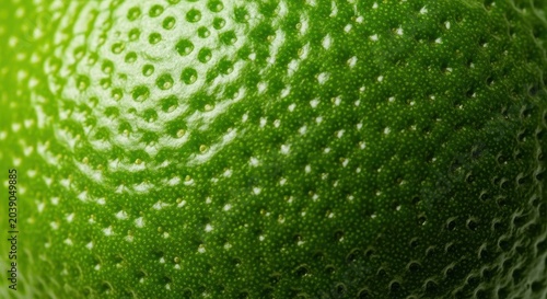 Abstract macro shot of vibrant green citrus peel texture, showing oily pores and refreshing color gradient, juicy, Citrus, texture