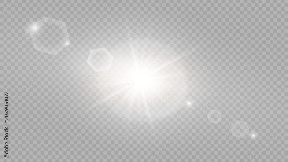 Obraz premium Vector transparent sunlight special lens flare light effect. Stock royalty free vector illustration. 