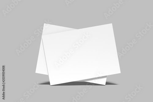 A4, A5, A6 Landscape Mockup Design Blank