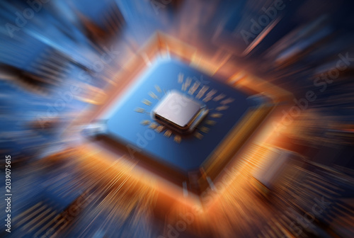 computer generated image of computer
