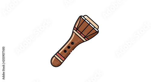 Foto African Percussion Instrument, Djembe Drum