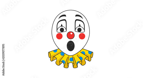 Φωτογραφία Surprised Clown Face