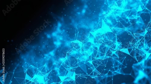 Abstract digital network connection background