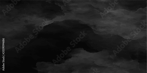 Schilderij op canvas Dark, ominous clouds fill the frame, hinting at an approaching storm and evoking a sense of mystery and foreboding