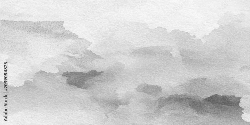 Fototapeta premium Misty, ethereal clouds rendered in a delicate watercolor style create a serene and dreamlike atmosphere.