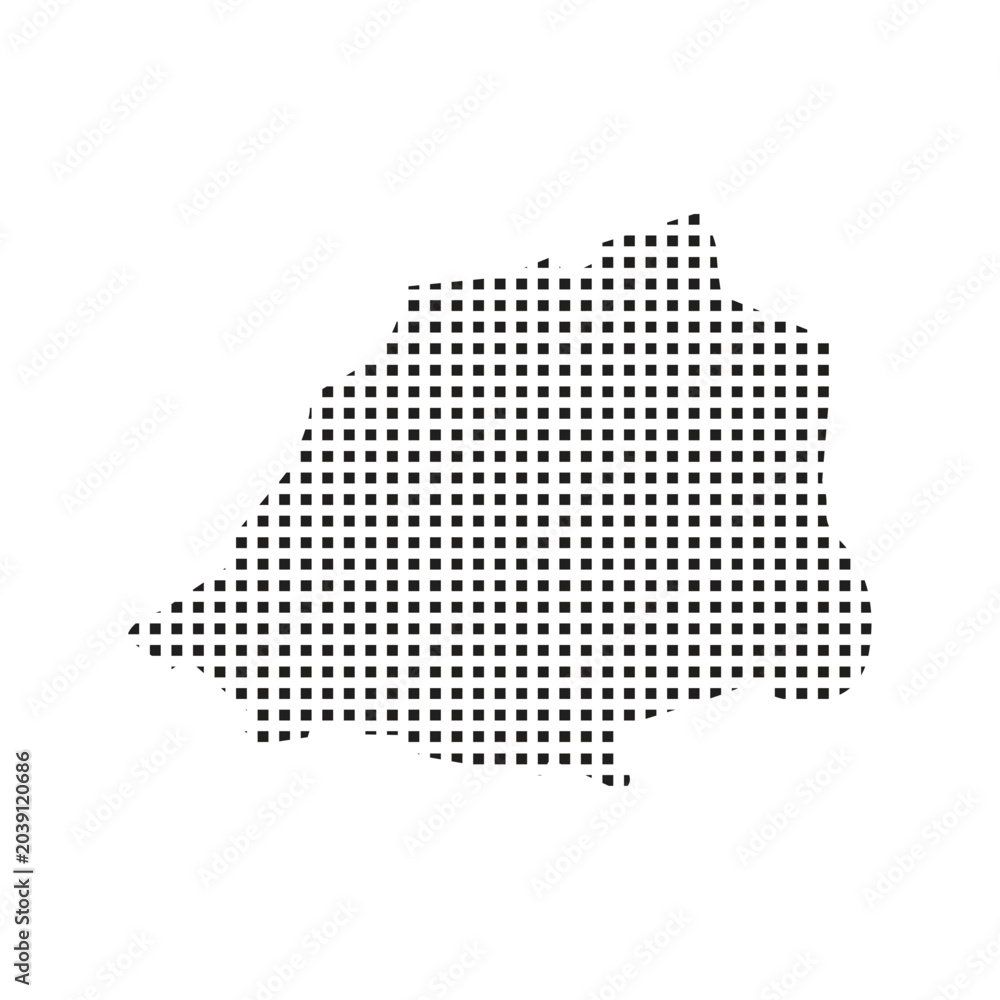 Fototapeta premium vatican map pixel art Suitable for posters and web icons