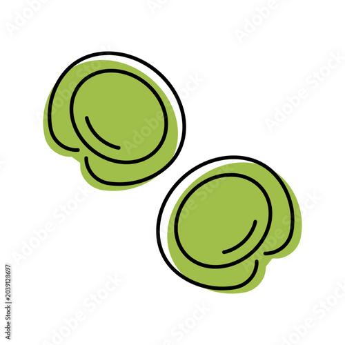 Φωτογραφία Pelmeni dumpling icon. Food and dumplings line symbol. Color.