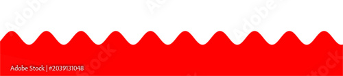 Photos Red zigzag pattern graphic design on white background