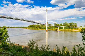 Bob Kerrey Bridge Over Missouri River