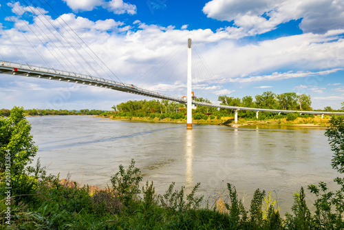 Tableau sur toile Bob Kerrey Bridge Over Missouri River