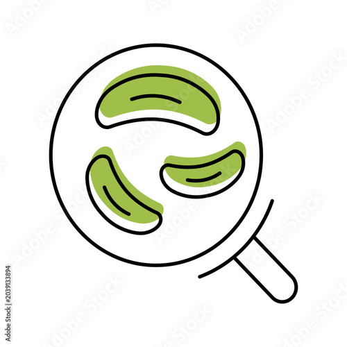 Fotografie Molecule analysis icon