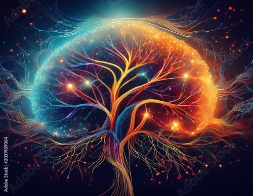 neural reorganization cognitive flexibility graphic