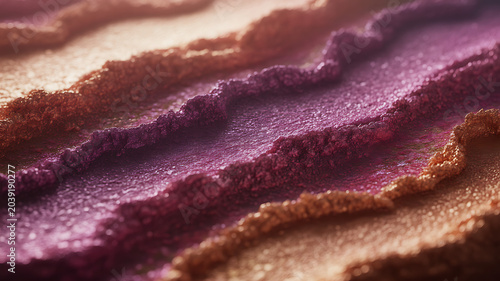 Macro Shimmering Eyeshadow Powder Pigment Beauty Texture Background