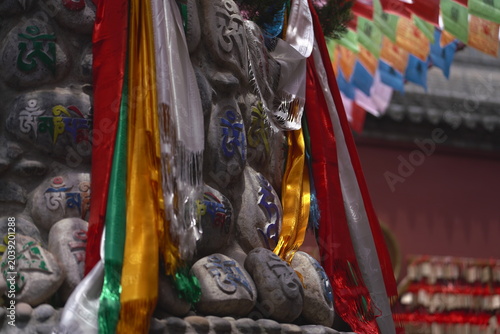 Tibetan Buddhist Scene at Guangren Temple