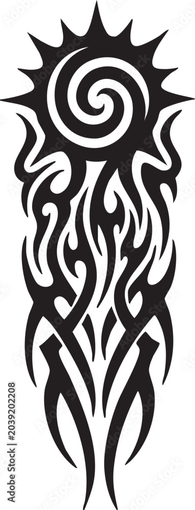 Fototapeta premium celtic knot tattoo