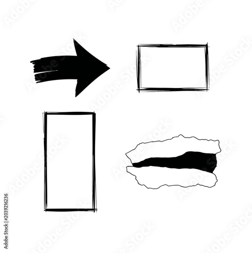 
BLACK ABSTRACT LINE VECTOR LOGO
