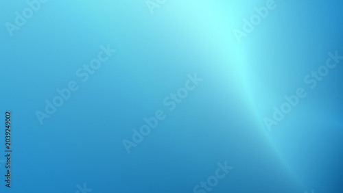 Fotografie Smooth gradient blue and cyan blend abstract background design