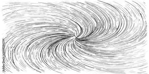 Foto Abstract spiral vortex of swirling lines with abstract movement rotation artisti