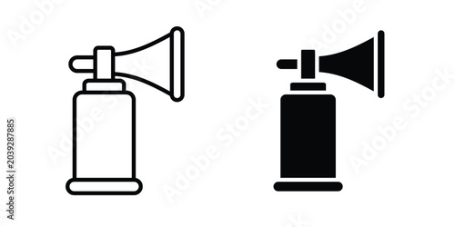 Fotografie Air horn icon vector. Simple flat symbol. editable strokes
