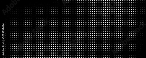 Photos grunge Halftone white and black dots pattern and black gradient grunge texture background