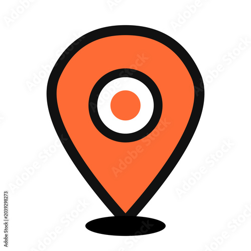 Location Pin Icon Vector Illustration