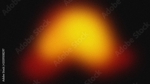 Schilderij op canvas Abstract grain texture background with warm orange and red gradient