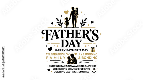 Photography Father's Day Celebration - Family Love, Bonding, and Cherished Memories