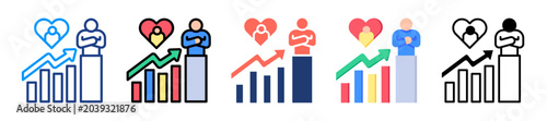 Photos Life Improvement Icon Sheet Multiple Style Collection