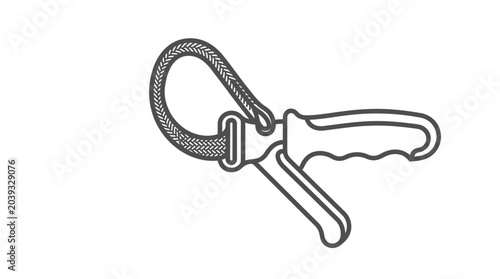 фотографія Adjustable strap wrench for oil filter removal.
