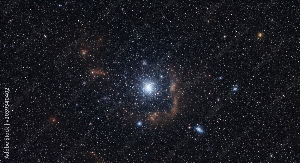 Obraz premium Distant Star Cluster in Deep Space