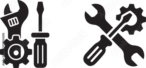 Foto Tools and Service icons set