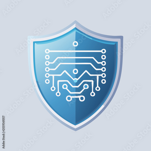 Digital Security Shield - Protecting Data and Information Systems.