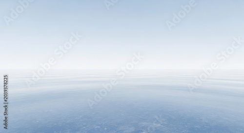 Smooth Polished Ice Surface With Subtle Blue Hues