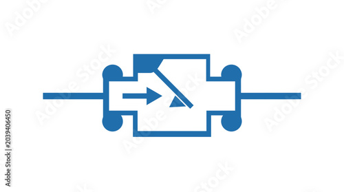 Valokuva Flow Switch Symbol Icon