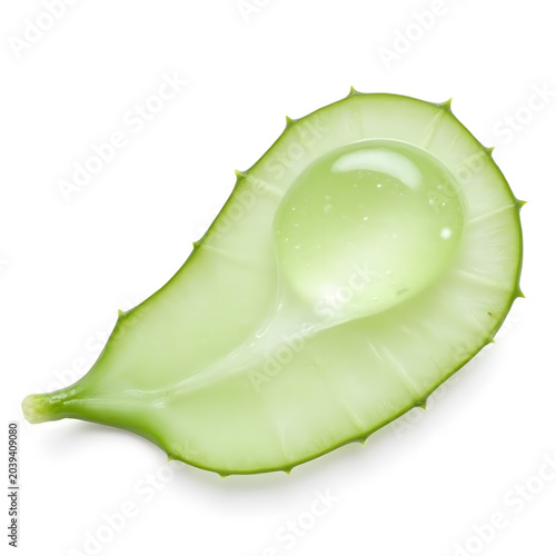 aloe vera gel texture with fresh leaf for hydration and sunburn relief