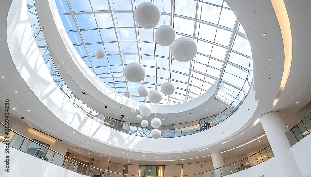 Fototapeta premium Modern atrium interior (2)