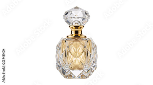 Cuadro en lienzo perfume bottle isolated on white