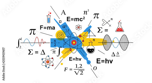 Fényképezés Science and Math Abstract