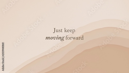 Schilderij op canvas Motivational quote blog banner template