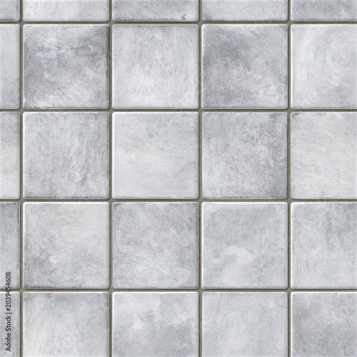 Light Gray Concrete Tile Seamless Texture