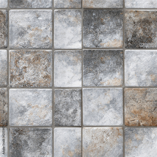 Polished Concrete Floor Tile Seamless Texture