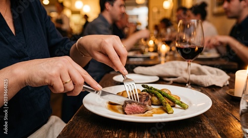 waiter serving wine