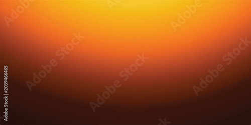Quadro em tela Luminous abstract gradient background shifting from dark brown to bright warm or