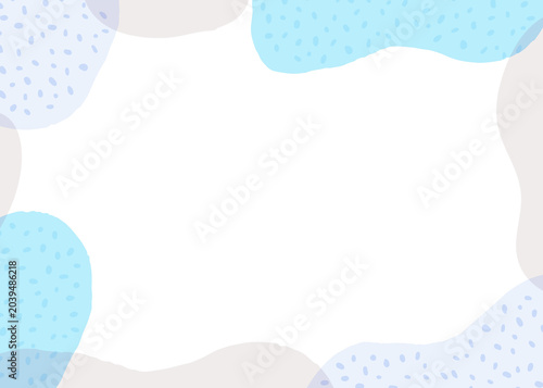 爽やかなブルーのドット柄背景イラスト。シンプルで涼しげな夏のセールやWEB広告用壁紙
