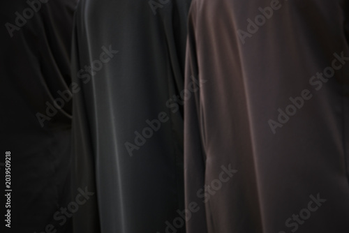 Konstfotografi Clergy in black religious vestments