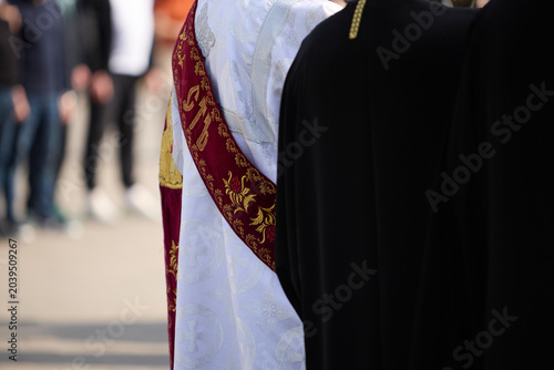 Photos Clergy in black religious vestments