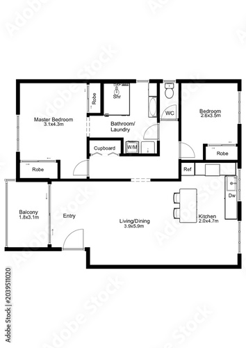 Floor plan house 3d House Floor Plan Home space